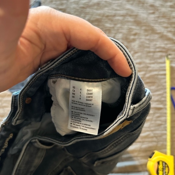 American Eagle High Rise Jegging Size 4 Short Super Stretch Light Wash - Picture 7 of 12